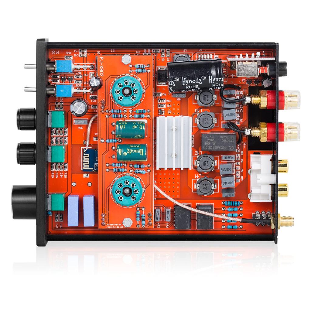 DOUK AUDIO M8 6K4 QCC3003 HiFi Bluetooth Vacuum Tube Desktop Stereo Power Amplifier 5.0 Hi-Fi 50W×2