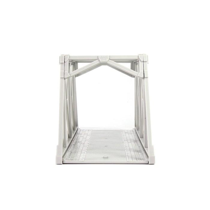 HO Scale 1:87 Truss Bridge Kit (Unpainted) QLF46 3.94 x 9.84 x 1.18 inches