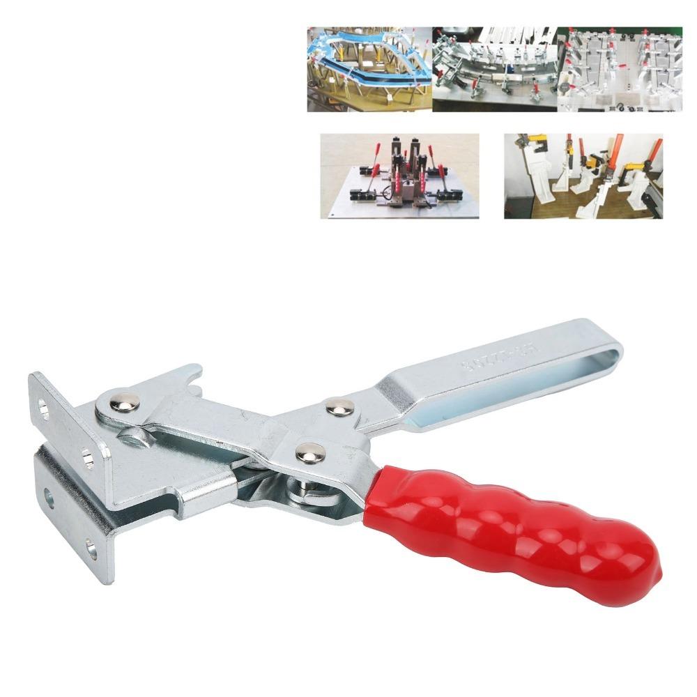 Red Welding Toggle Clamp Latch Style Heavy Duty Hand Clamp Downstroke Fixture Clamp For Welding