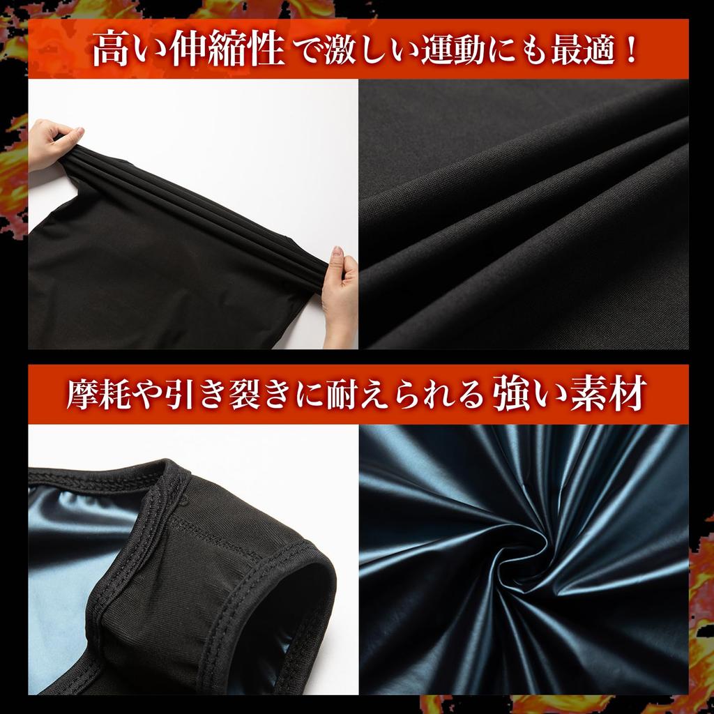 Sac taske Мужская майка-костюм для сауны, уменьшающая потливость, для похудения, нижнее белье, тренировочная одежда (Синий, Набор из 2 штук, Размер L)