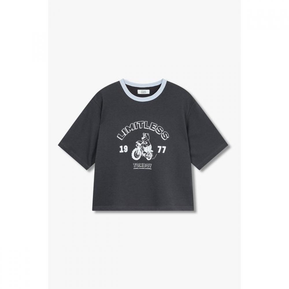 STudio Tomboy ArTwork Ringer T shirT 9176222996