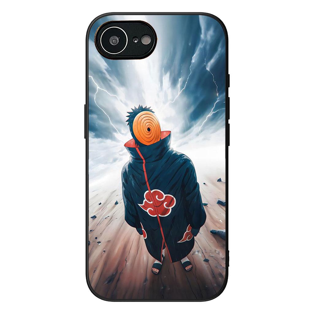 Anime Tobi Uchiha Obito Narutos Phone Cover Case for Apple iPhone 16 15 14 Plus 13 12 Mini 17 Pro Max + ProMax 16E Air 16+