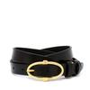 Athe Vanessabruno Bag [DOUBLE A] Black Italian Leather Belt 20mm AABE5F024BK