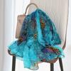 New  Silk Scarf Female Fashion Beach Pashmina Bufanda Folral Women Shawl Wraps Bandana Ladies Scarves Large Foulard Echarpe
