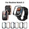 Screen Protector Case For Realme Watch 3 PC Case + Tempered Glass Cover For Realme Watch3 Smart Watch Protective Bumper Shell