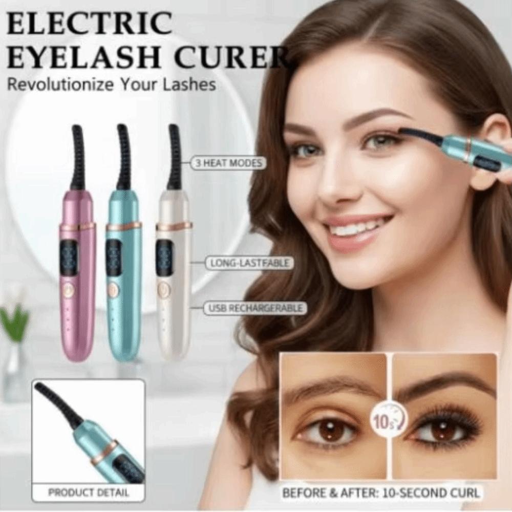 Long-Lasting Styling Heated Eyelash Clip Portable Eyelash Curling Device  Beautiful Eyes
