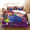 Новый комплект постельного белья Jacknjellify, односпальная кровать, двуспальная кровать размера «king-size», комплект постельного белья для взрослых и детей, комплект простыней с 3D-аниме