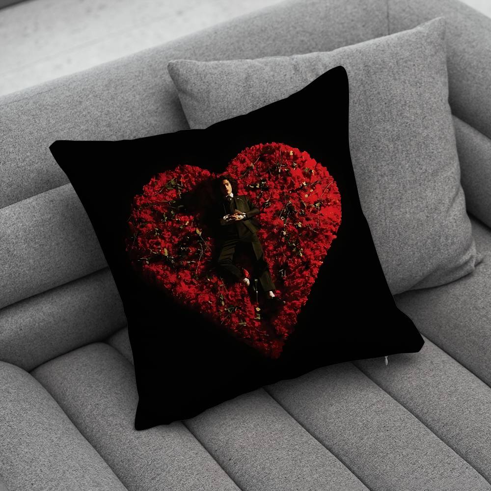 CConan Gray Wishbone Creative patterned pillowcases for interior decoration office living room home