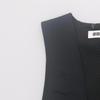 Uniqlo Однотонный рабочий жилет Мужские жилеты Черный 475401-09