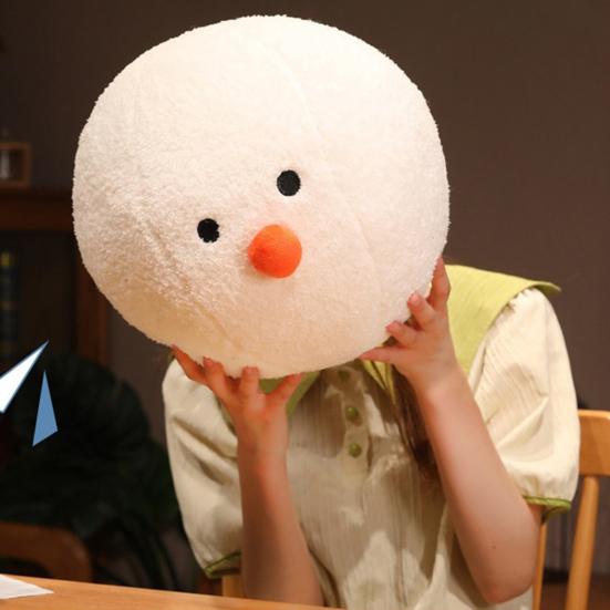 Рождественская плюшевая рождественская милая мультяшная кукла-снежок, кукла, плюшевая подушка, украшение, мягкая кукла, игрушка, подушка