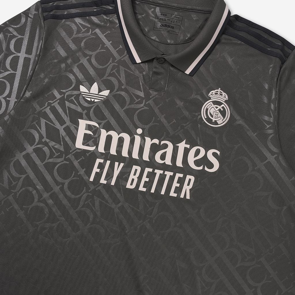 adidas Третья форма Реал Мадрид 2024/25 Угольный IY1763 - Корейская размерная этикетка - Без принта
