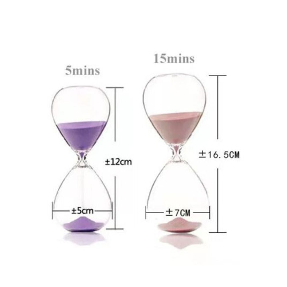 High Borosilicate Glass Hour Glass Nordic Sand Timer Hourglass Timer  Valentine's Day Gift