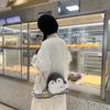 Doll Penguin Handbag Portable Funny Messenger Bag Mini Plush Crossbody Bag  Women