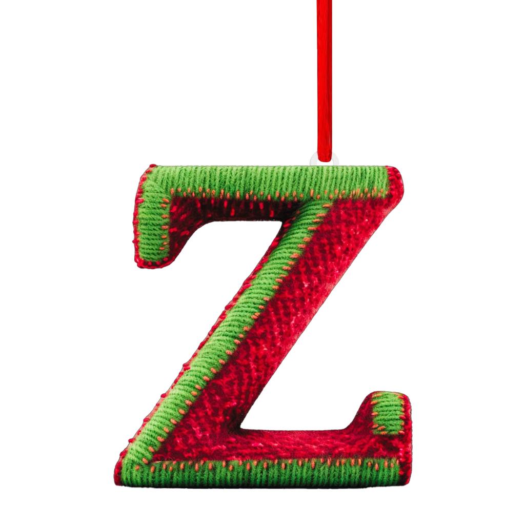 26 Letter,Christmas,Ornaments,Acrylic,1