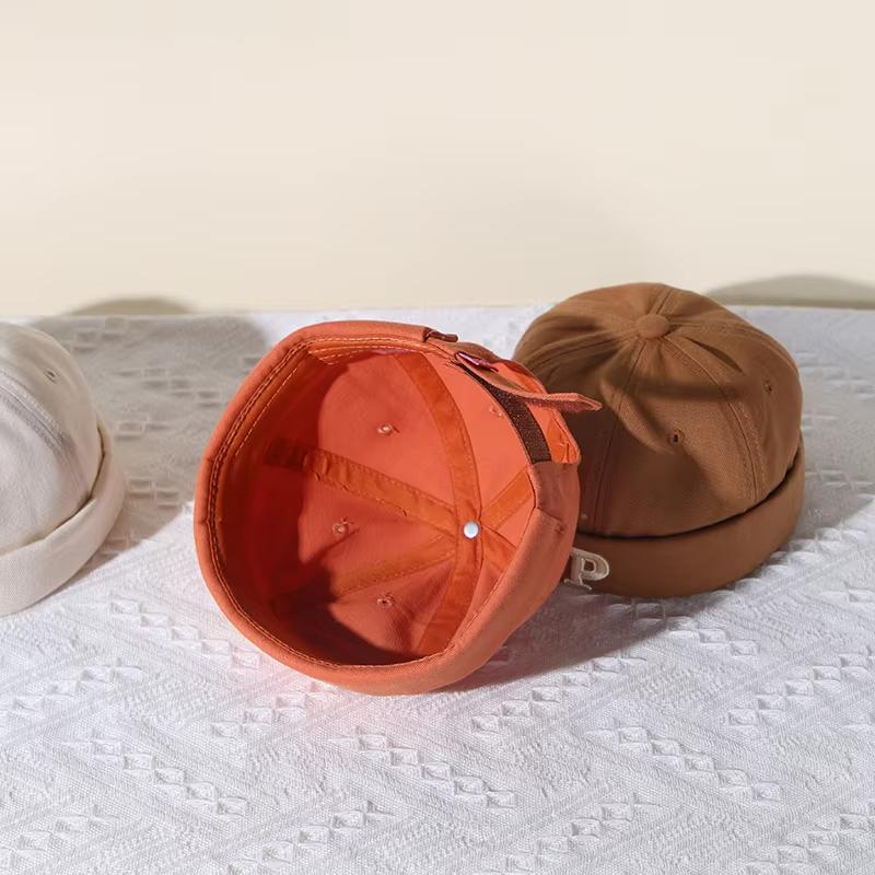 Новые детские шапки без полей с принтом букв, однотонные, для мальчиков и девочек, хип-хоп, крутые, регулируемые детские шапки-бини в стиле Харадзюку