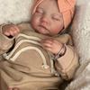 BZDOLL 19 дюймов/48 см Реборн Мягкий виниловый пупс Уже расписанный Готовый Леви Спящий Новорожденный Размер 3D Кожа Видимые Вены Коллекционная Художественная Кукла