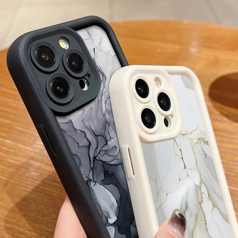 Черно-белый мраморный чехол для OPPO Reno 13F 12F 11F 7 8 10 11 12 13 Pro 5G Reno 7 4G 5 6 Lite A79 A78 A58 A77 A57 A98 A38 Чехол