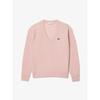 Lacoste Women S Ring SlingS V Neck Sweater Af9554 54n Ady q2nAf9554 54nAdy