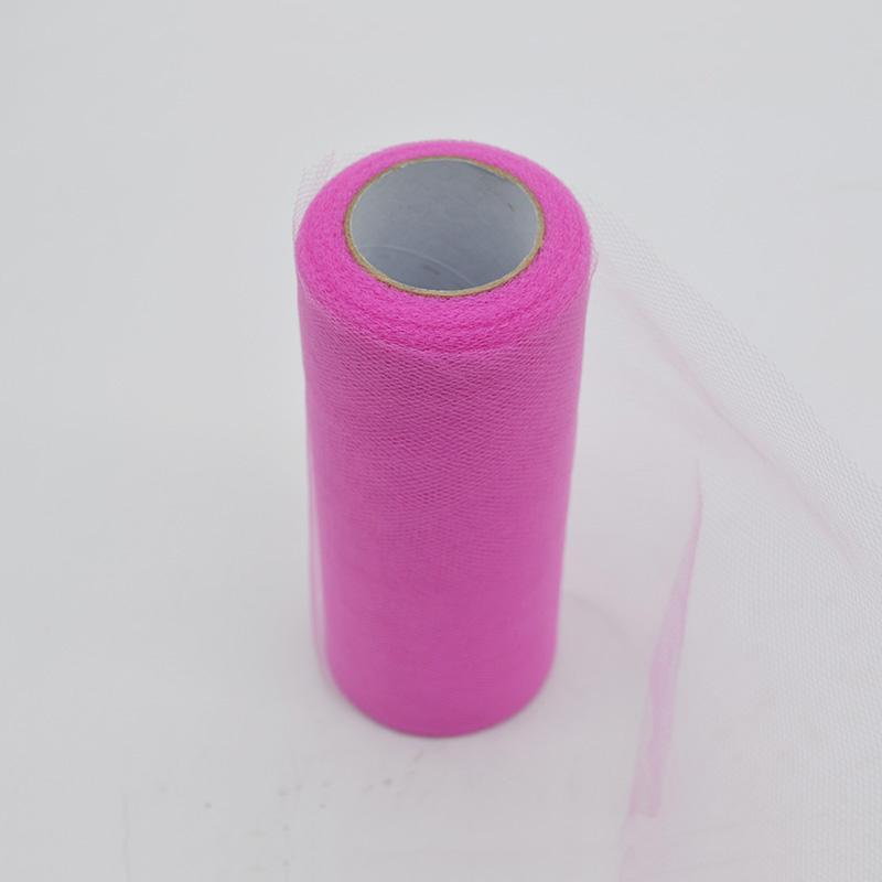 25 ярдов/партия 6 дюймов рулон тюля для свадебного украшения пачка катушка ремесло день рождения вечеринка детский душ свадебный декор принадлежности