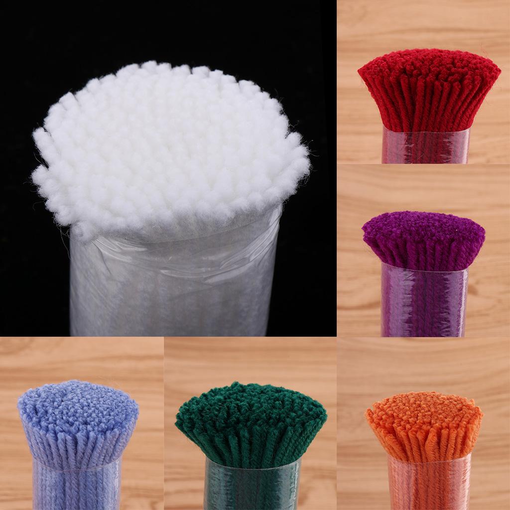 10 связок пряжи для вязания крючком ковриков для швейных поделок синего цвета