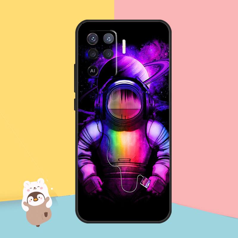 Чехол Planet Astronaut для OPPO A74 A93 A83 A91 A53S A9 A5 A31 A53 2020 A15 A16 A1K A52 A72 A94 A54, чехол