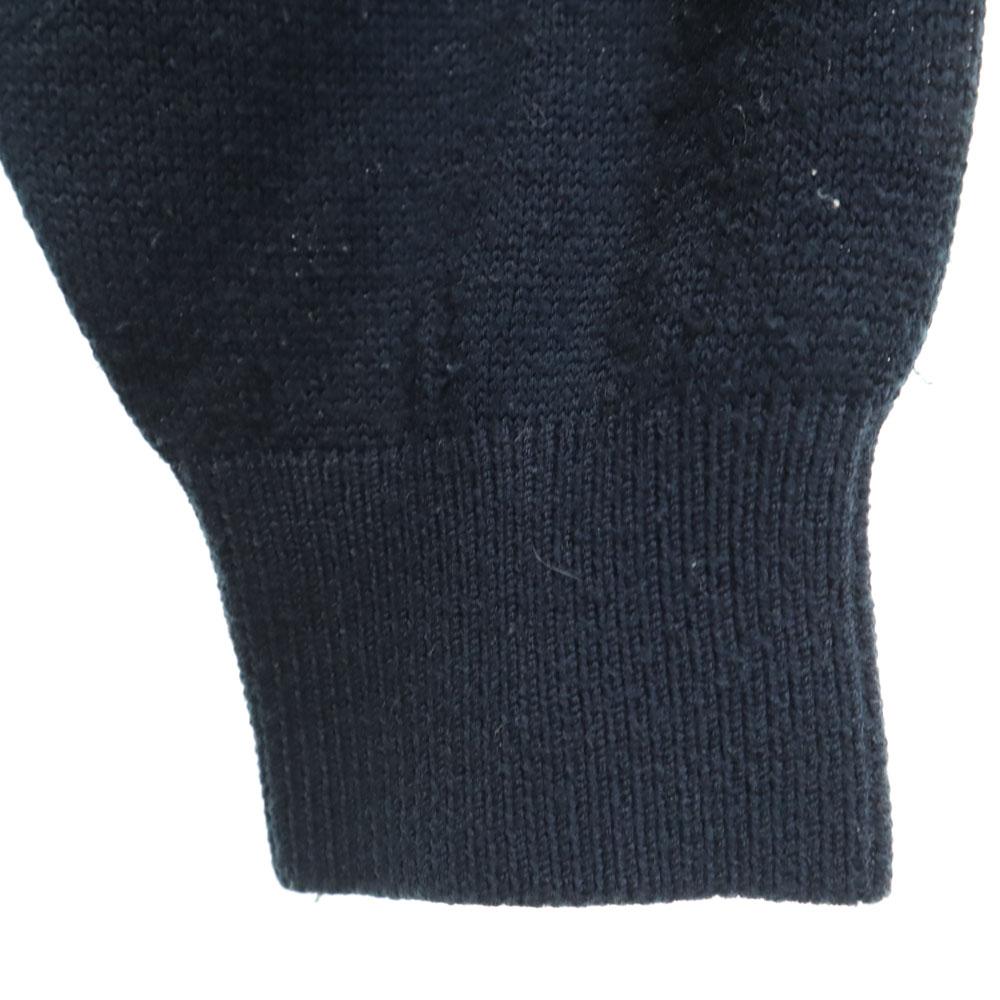 ITTIERRE сделано в Италии Свитер с длинным рукавом Темно-синий трикотаж Мужской Б/у