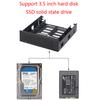Пластиковый ABS Держатель для SSD 2,5 дюйма и HDD 3,5 дюйма в отсек 5,25 дюйма для корпуса ПК