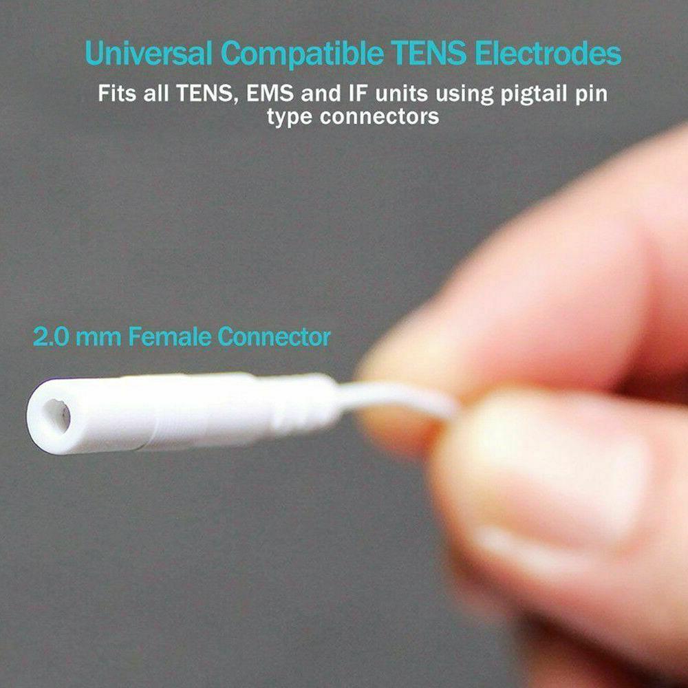 24 шт. самоклеящиеся электродные подушечки TENS для массажера EMS стимуляции 5x5 см