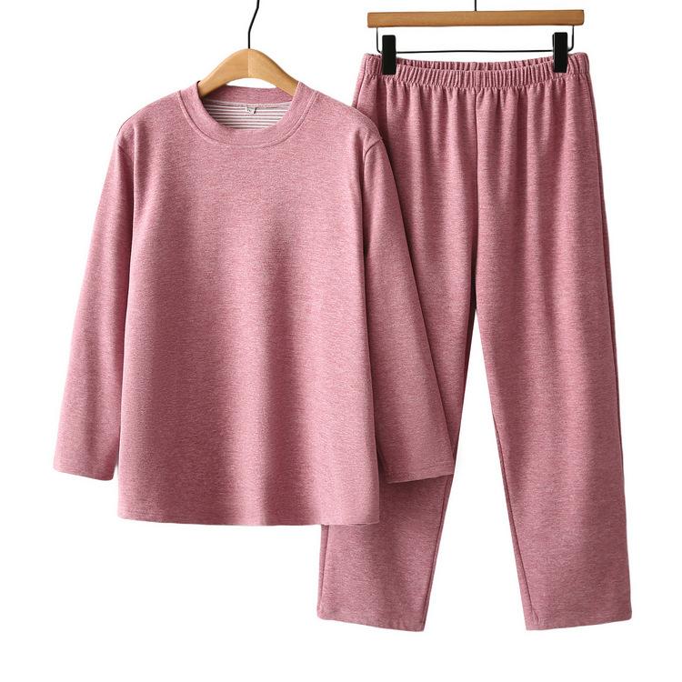 Осенне-зимний женский осенний костюм с брюками, теплый базовый комплект из двух предметов для мамы среднего возраста, костюм для бабушки среднего и пожилого возраста