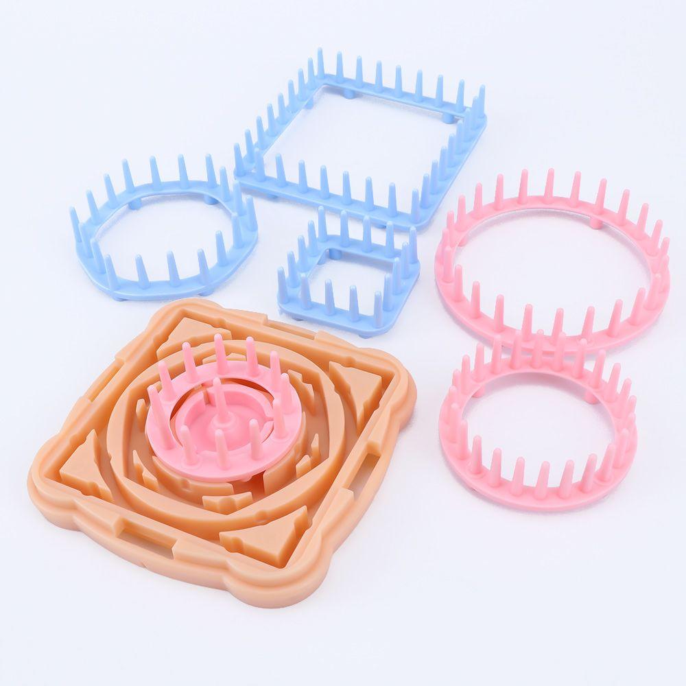 Цветочное вязание Loom Knit Узор для вязания ромашек Игла для пряжи из шерсти Домашнее рукоделие