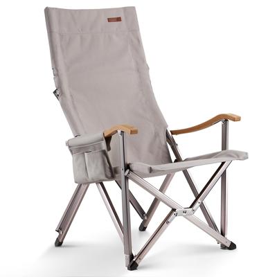 Грузоподъемность ICECO Outdoor 1600D A7075 Алюминиевый сплав Спинка бамбуковый стул для использования в помещении, 285 кг, сиденье, рама, переключение высокая/низкая, поручень, кемпинг,
