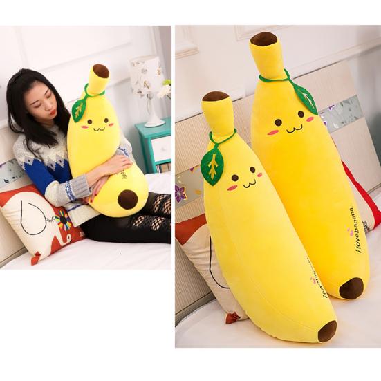Cartoon Banana Stuffed Plush Doll Children Toy Sofa Pillow Decor Birthday Gift