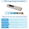Портативный TDS-3 Тестер качества воды, ручка, быстрое и точное измерение PPM для домашнего использования