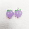 10pcs DIY Peach Flat Resin Charms Pendant 3D Fruit Pendants New Peach Charms Fruit Pendants  Women's