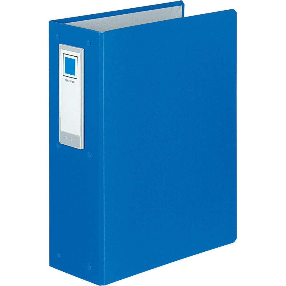 KOKUYO Файл-туба с длинным корпусом формата A4 на 4 отверстия, вместимость 800 листов, синий F-L684NB