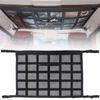 Car Ceiling Cargo Net Strong Load-Bearing Mesh Car Roof Storage Organizers Space Saving Car Storage Bag Car Interior Accessories