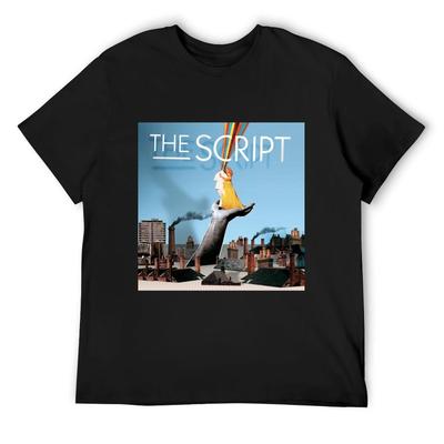 Футболка The Script the script для мальчиков белая топ Забавная футболка мужская одежда