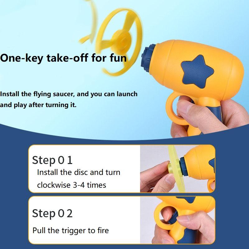 Интерактивная игрушка для тренировки питомца для котенка, забавная игрушка для кошки, мини-летающий диск, стреляющий пистолет, игры в погоню, игрушки для кошек, товары для питомцев