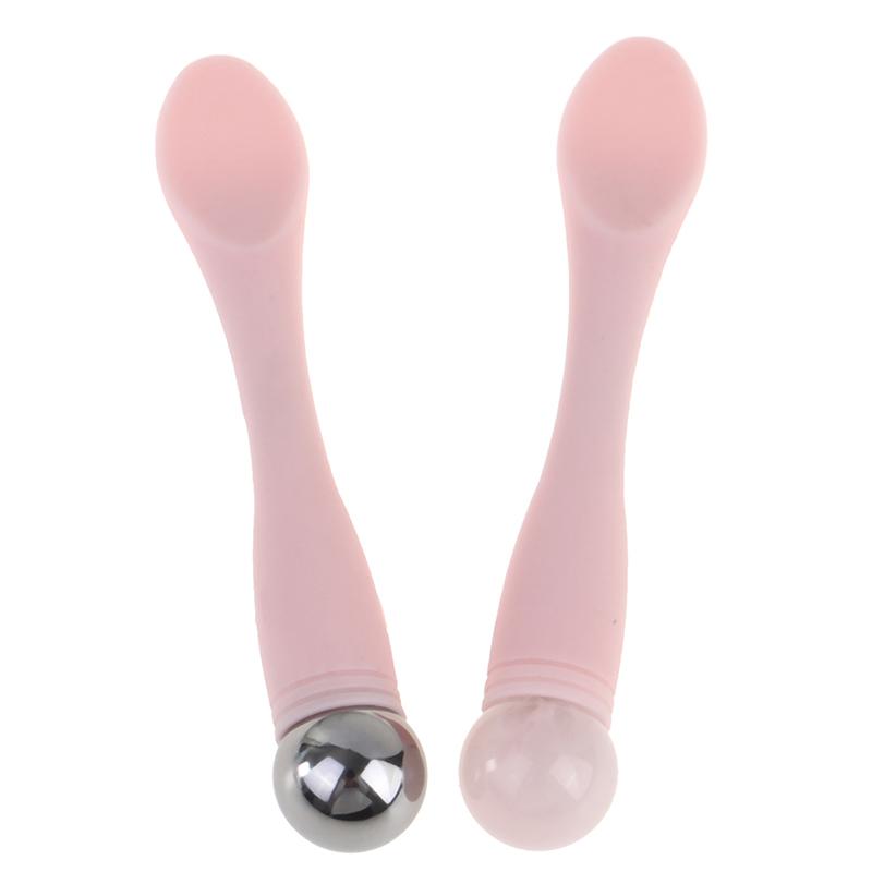 Аппликатор для крема для век против морщин, лопаточки для смешивания, нефритовая ложка-палочка для маски для лица