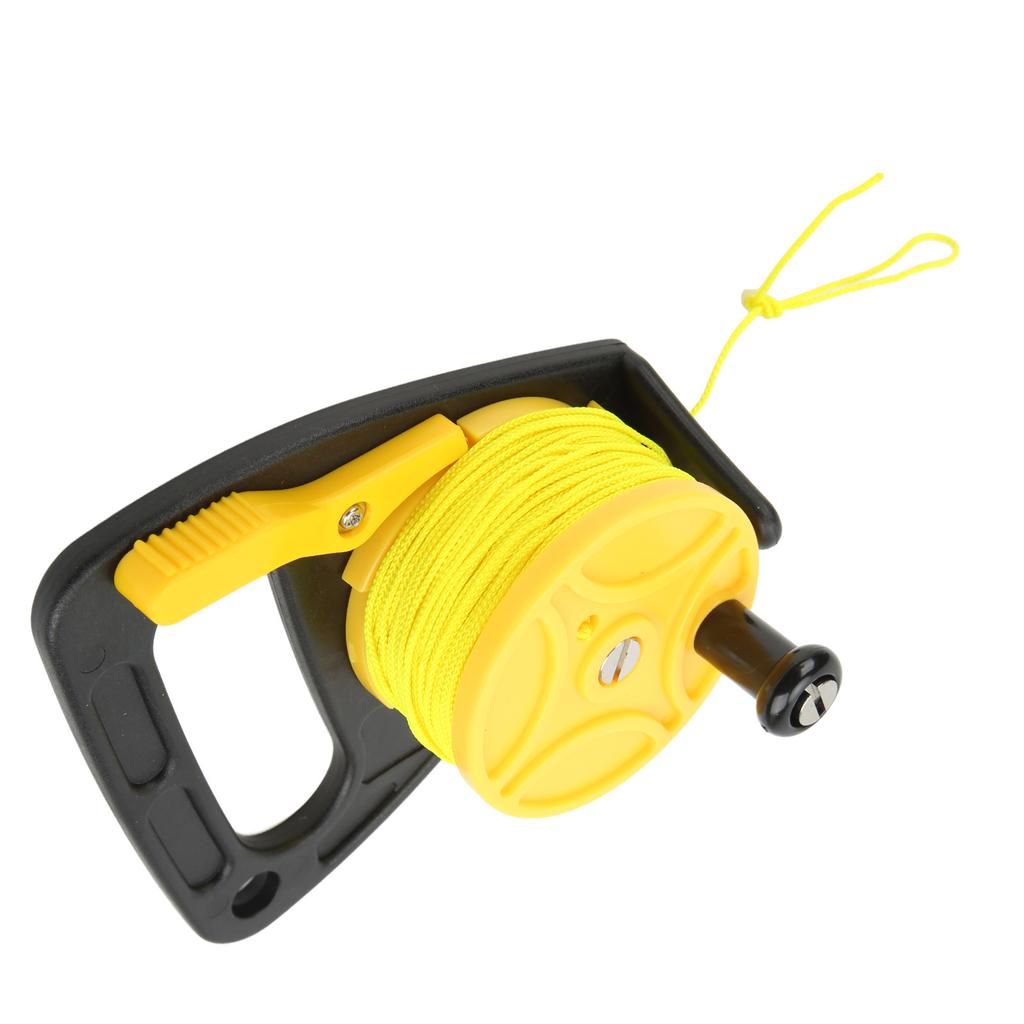 Portable Diving Handle Reel Scuba Diving Reel with Thumb Stopper for Snorkeling Underwater Water