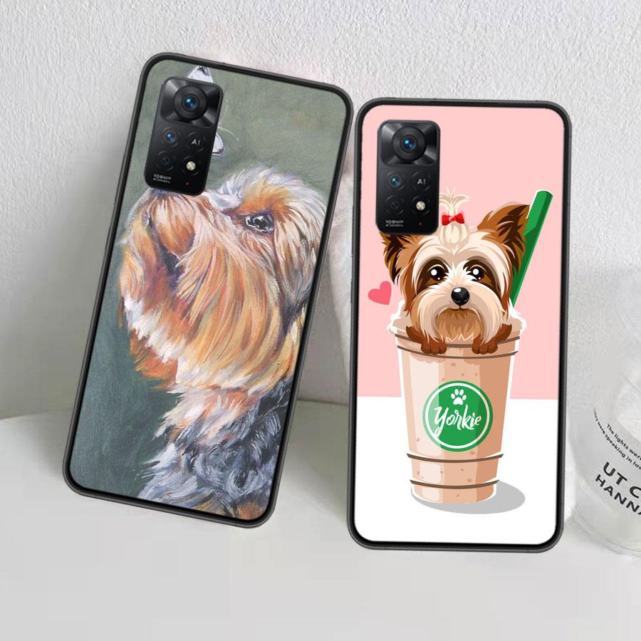 Чехол для телефона с изображением йоркширского терьера Для Redmi Note 14 13 Pro 5G Plus 12 12C 10 10A 10C 9 9A 9C 9T 8 8A K60 K70 Pro Xiaomi Cover She