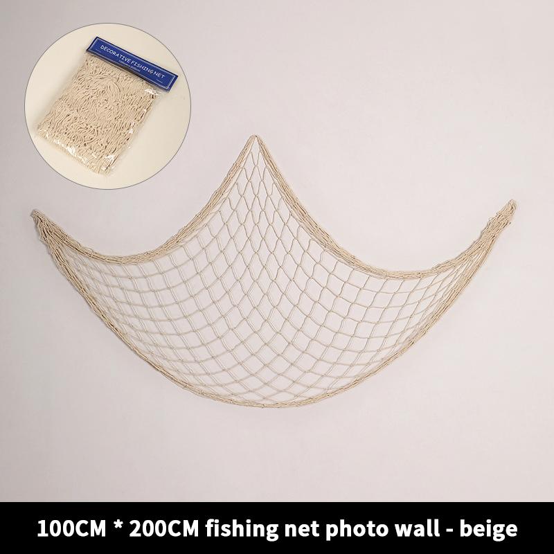 Рыболовная сеть, настенные гобелены, украшение для студии, украшение для комнаты, Mediter, морские наклейки, морские над садом, морские поделки