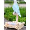 Wear-resistant Parrot Perch Stand Wooden Bird Training Stand Rocking Parakeet Toy  Relieve boredom