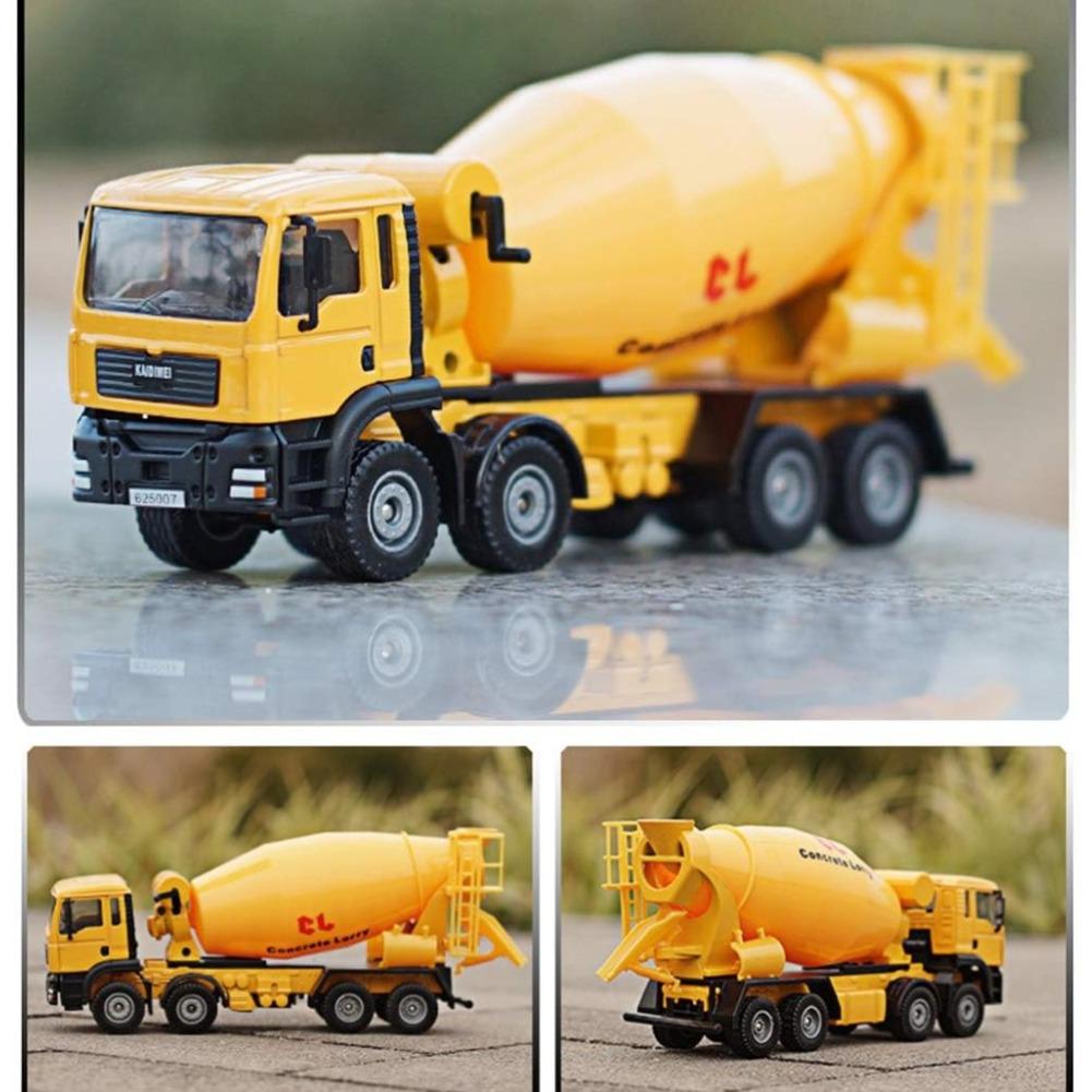 Литой под давлением сплава, бетономешалка, подвижная кабина, вращающийся бетонный грузовик, ручная модель, транспортные инструменты, подарки, детские игрушки