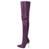 New Style Fashionable Patent Leather Over The Knee Boots Ladies High Heels Large Size Sexy Thigh High Boots Stiletto Women Boots