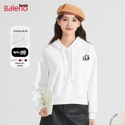 Женское укороченное худи свободного кроя Baleno