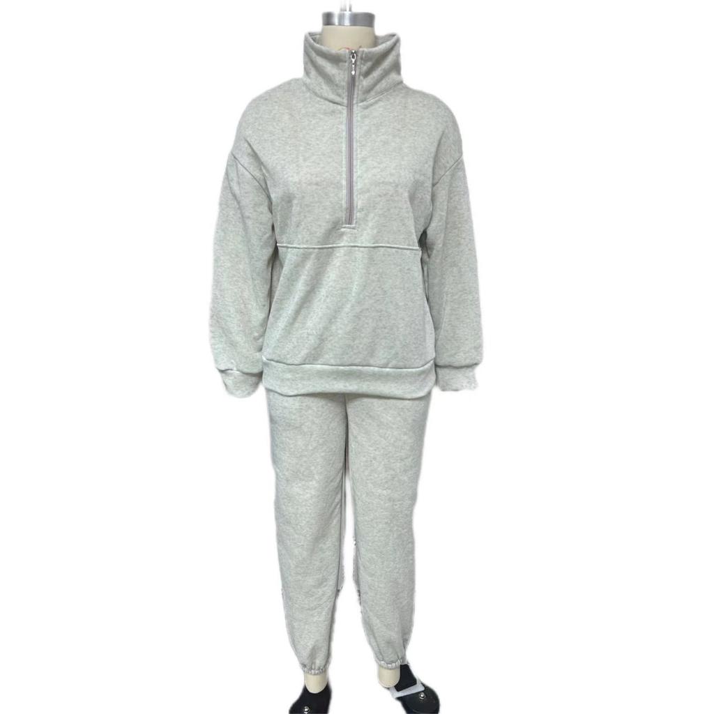 BITCED Женская одежда, повседневные модные толстые брюки с капюшоном и длинными рукавами, два комплекта