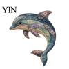 Family Craft Night Activities Ocean Animal Patchwork Kit, DIY Fabric Sewing Handmade Gift Crafting Materials Sea Turtle Octopus Kit for Adults,