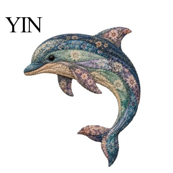Family Craft Night Activities Ocean Animal Patchwork Kit, DIY Fabric Sewing Handmade Gift Crafting Materials Sea Turtle Octopus Kit for Adults,