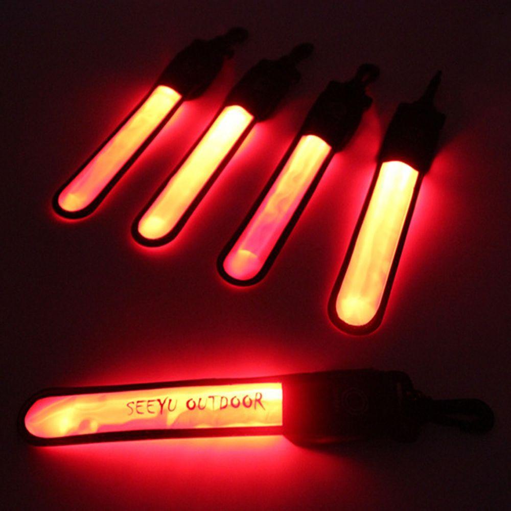 Flash Glowing Luminous Armband LED Reflective Light Backpack Hanging Lights Arm Belt Band
